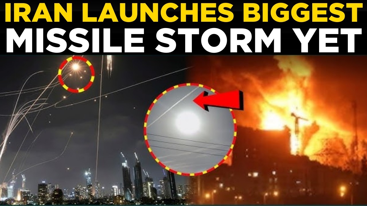 Iran War LIVE: IRAN UNLEASHES &lsquo;HELLFIRE&rsquo; On Israel | Jerusalem Quakes Under Iranian Storm | Tehran