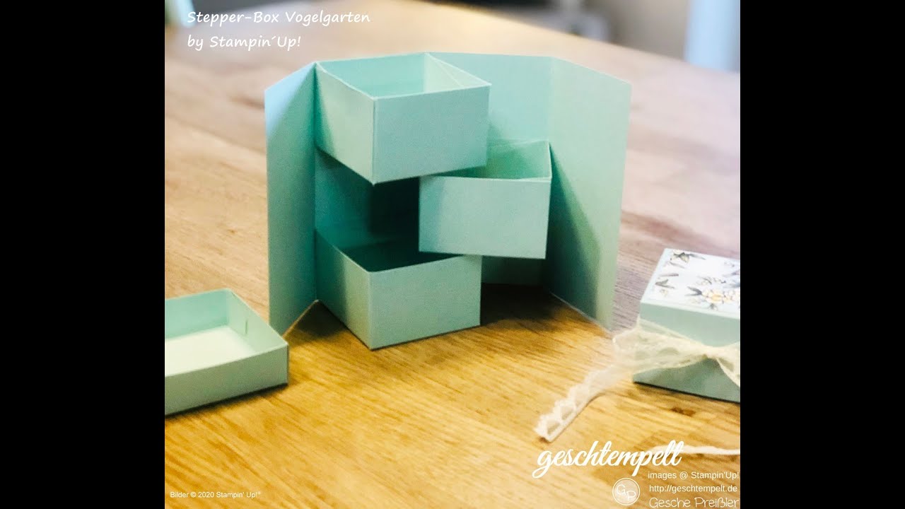 Stepper Box - Treppen Box - eine Anleitung mit den Produkten von Stampin´UP!