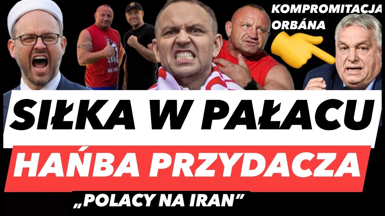 CYRK❗️Nawrocki wyciska z Pudzianem w pałacu | Przydacz wysyła Polak&oacute;w na Iran