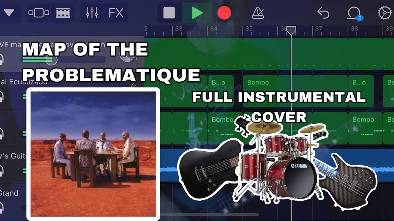 Muse - Map of the Problematique (FULL INSTRUMENTAL - Garageband cover)