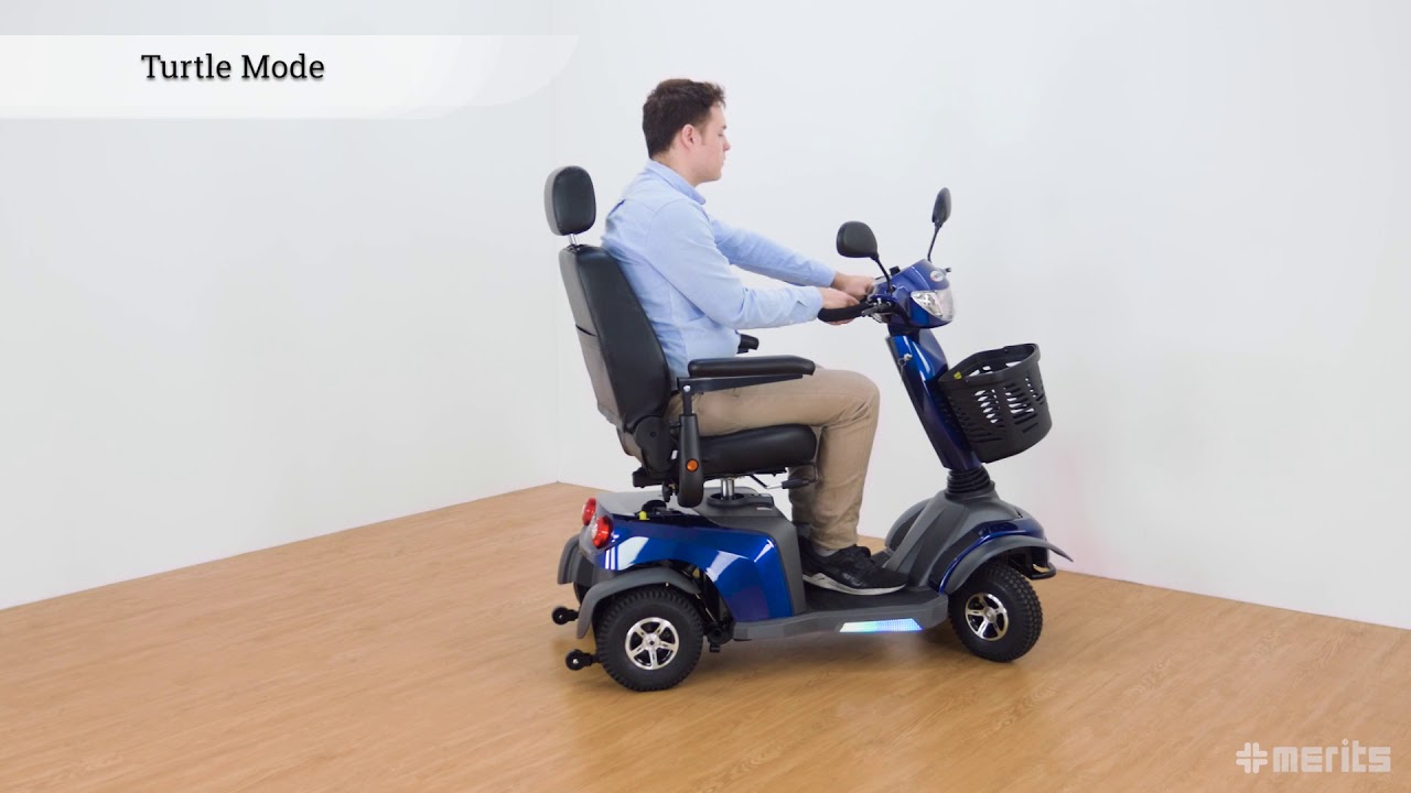 【Merits】S840A Medium sized 4-Wheeled All-terrain Scooter