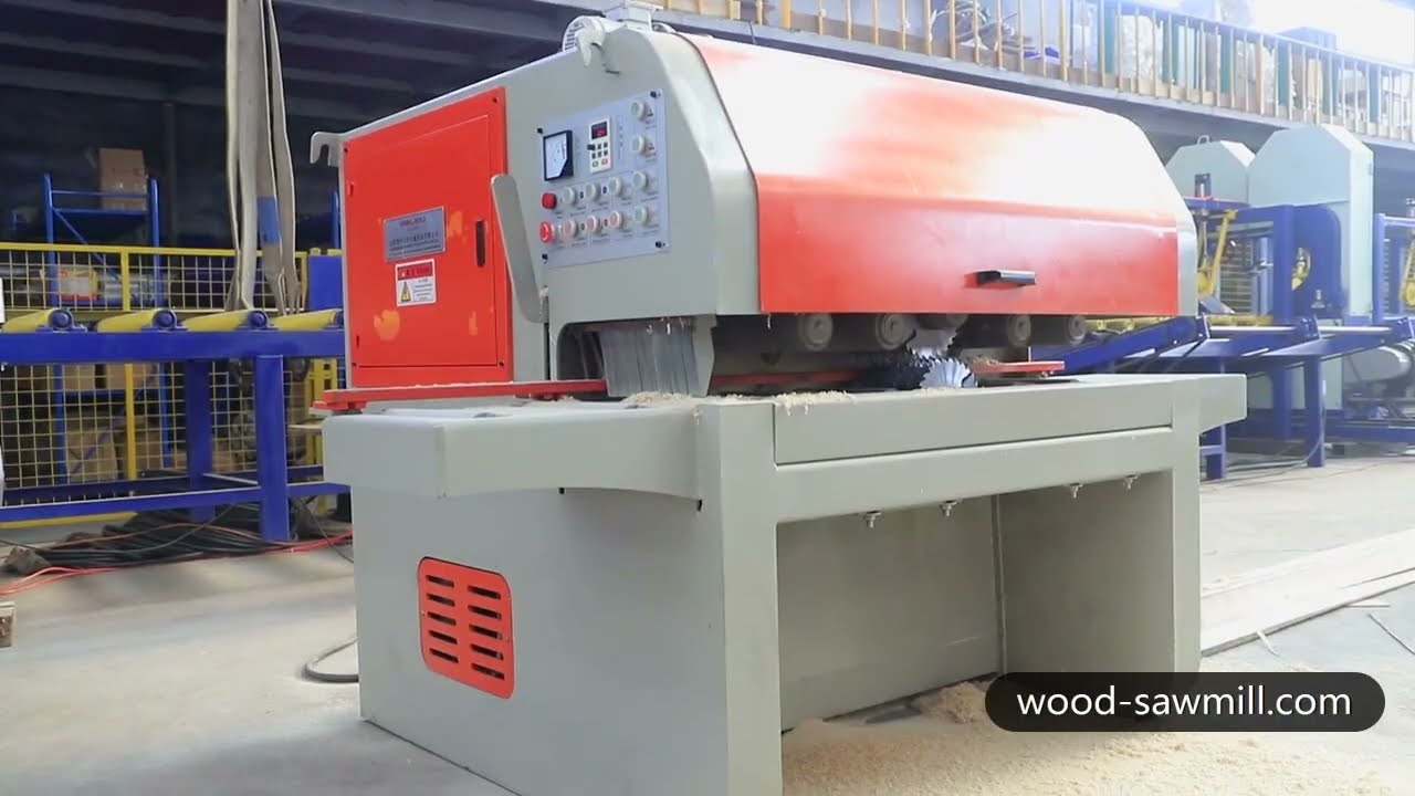 Small Lumber Gang Ripsaw Multi Blade Ripsaw For Lumber Cutting