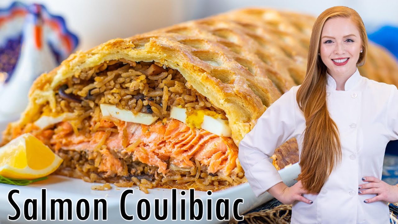 Salmon Coulibiac Recipe - Old-World Russian Recipe Кулебяка