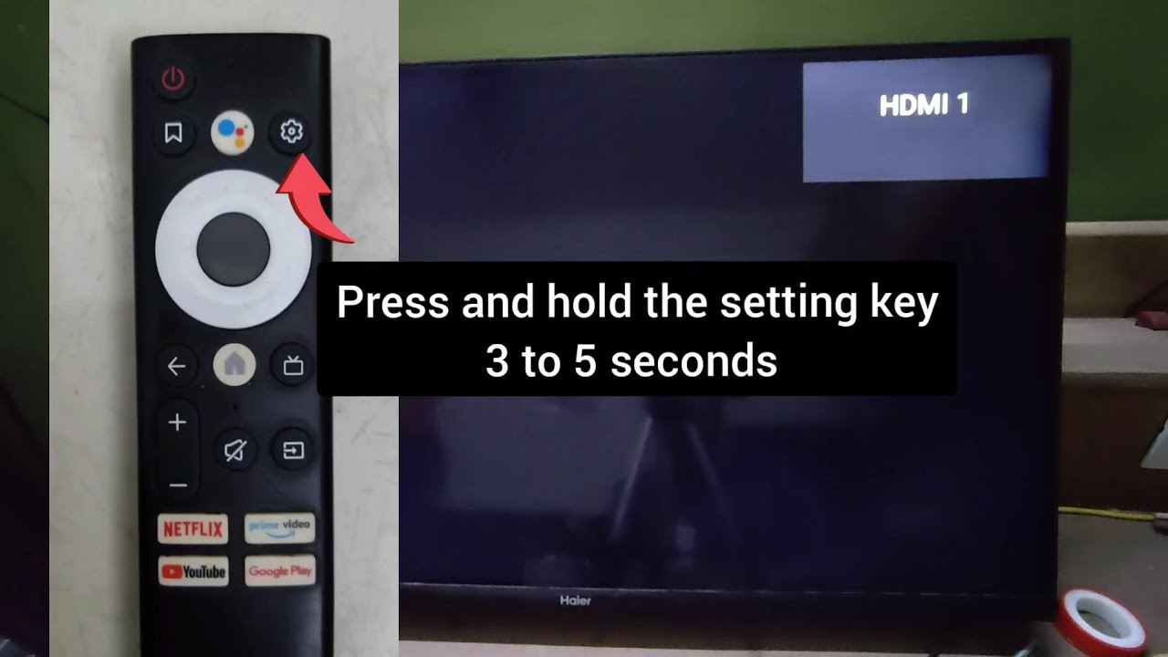 Haier Smart TV Service Mode - Input 3 1 9 5
