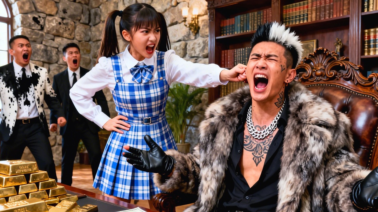 No one dared approach the cold CEO,but a late girl grabbed his ear and scolded him—she was his wife.