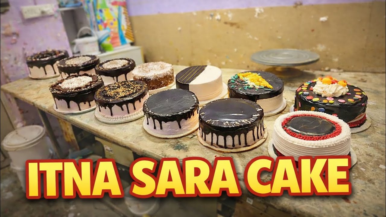 Itna sara cake🤯
