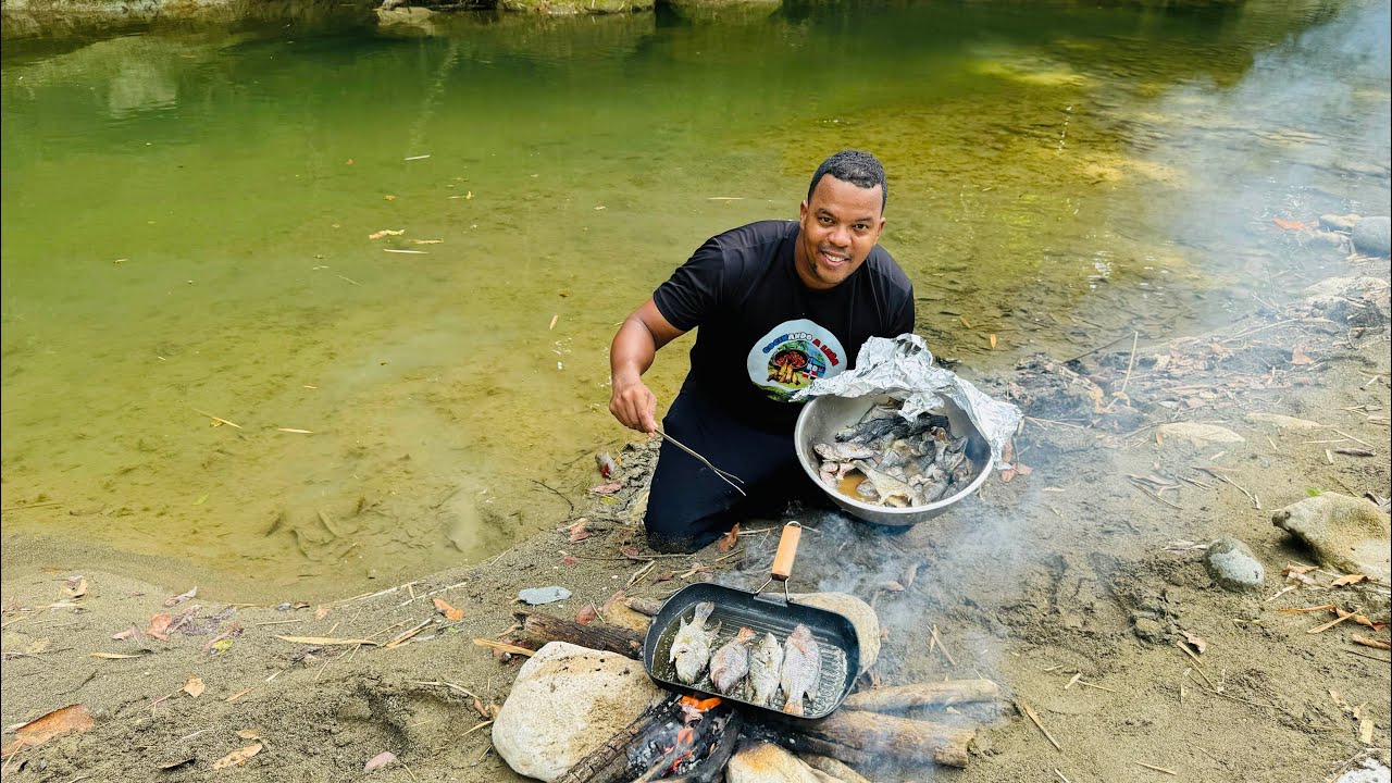 ASI NOS LA PASAMOS  A LA ORILLA DEL RIO DEL CAMPO DE YASICA.