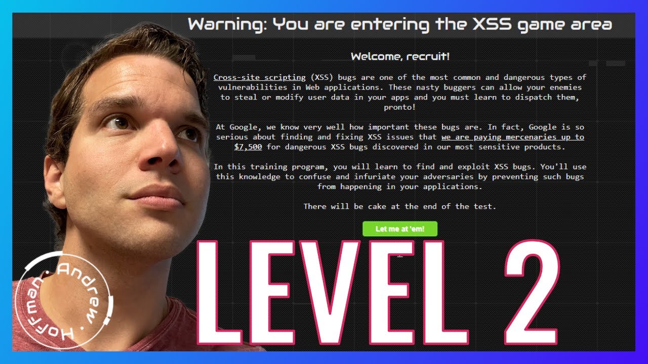 Defeating Google's XSS Game | Level 2: Persistence is key