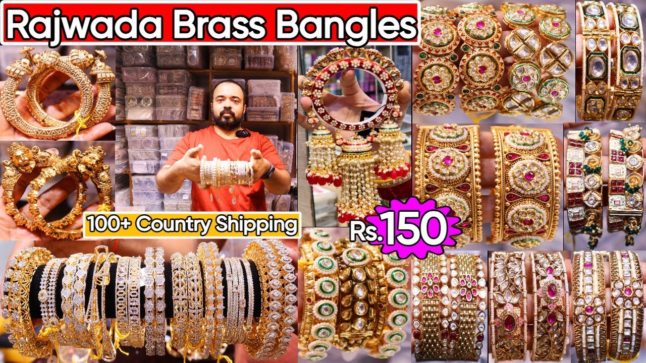 Latest Premium Royal Rajwada Bridal Bangles Collection 2024 | Traditional Indian Brass Copper Kada