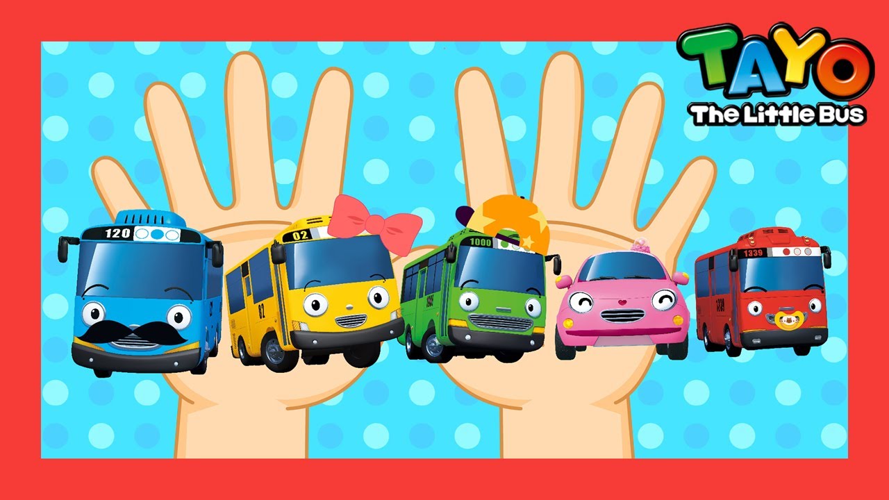 Tayo Lagu anak-anak Kompilasi Keluarga Jari (Dengan lirik) Finger family (11 menit) l Tayo Bus Kecil