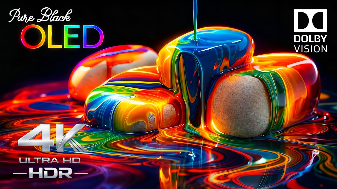 PURE BLACK PERFECTION 😱 | Unreal 4K HDR 120FPS OLED Demo