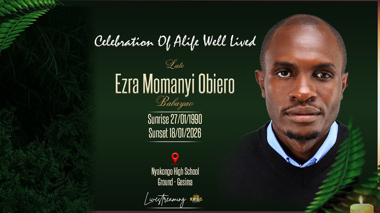 CELEBRATION OF A LIFE WELL LIVED THE LATE EZRA MOMANYI OBIERO (Babayao)