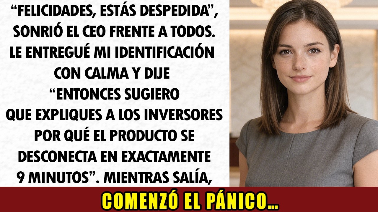 ME DESPIDIERON FRENTE A TODOS Y LES HICE ARREPENTIRSE DE LA PEOR MANERA.