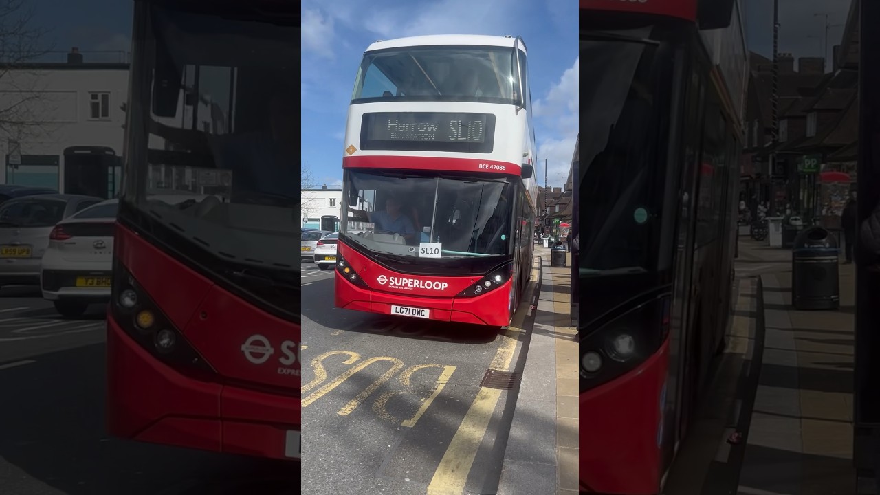 Superloop Route SL10 Departing Kingsbury For Harrow #londonbus #bus #buses #superloop #2024