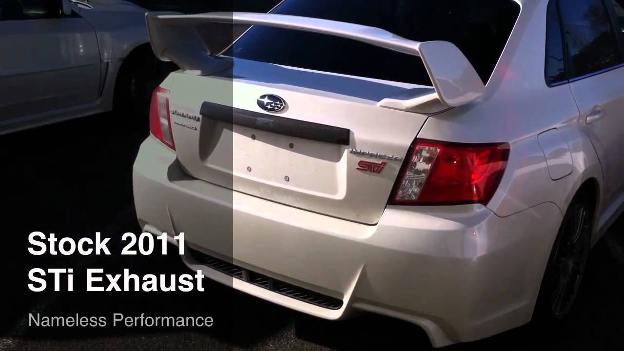 Nameless Performance AxleBack Exhaust vs. Stock