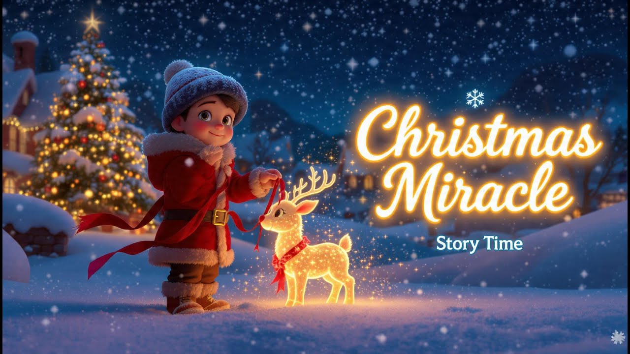 A Christmas Miracle 🎄✨ | Heartwarming 08-Minute Animated Christmas Story for Kids & Family