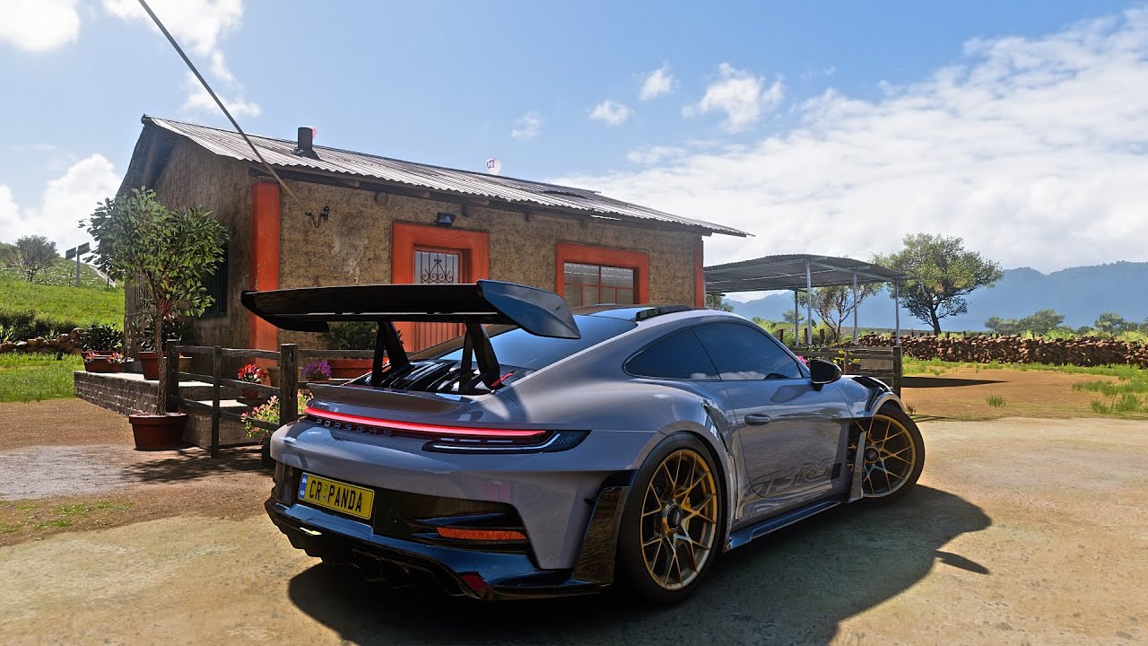 Porsche 911 GT3 RS - Forza Horizon 5  | Thrustmaster TMX Gameplay