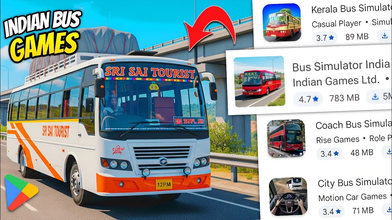 Top 10 Bus Simulator Games For Android | Best bus simulator games for android