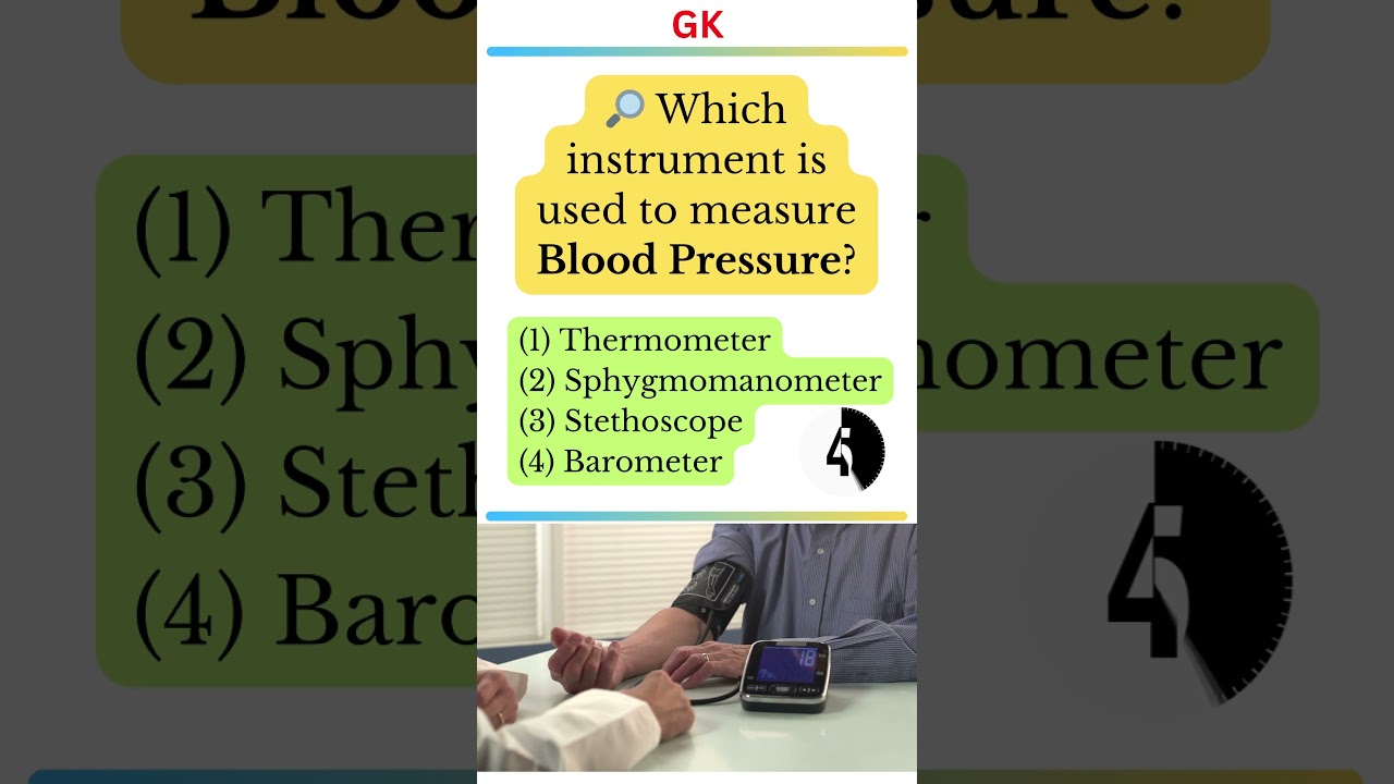 Which instrument is used to measure the Blood Pressure?