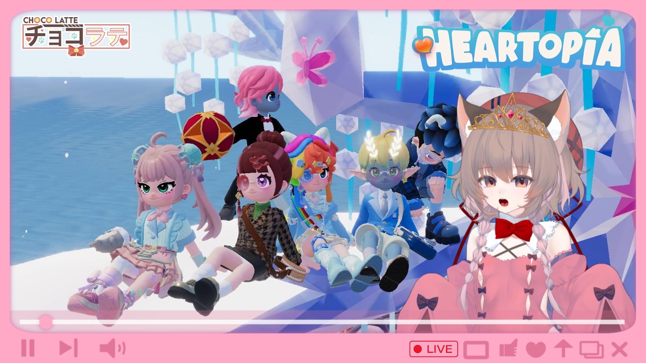 【HEARTOPIA - Choco Latte Vtuber】hehe telat ya?