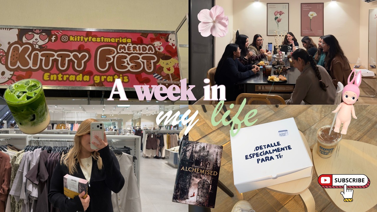 ¡KITTY FEST 🎀 , cake testing 🍰, bookclub y más! // VLOG 3