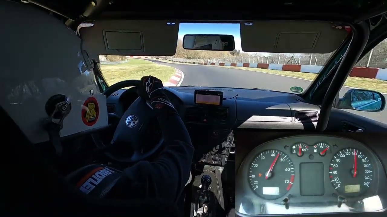 Golf 4 1.8T Tracktool Saisonstart 2025 Trackday Nordschleife BTG Onboard