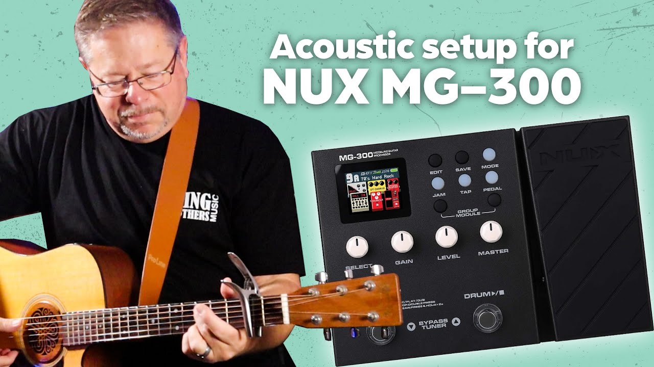 Acoustic set up with NUX MG-300