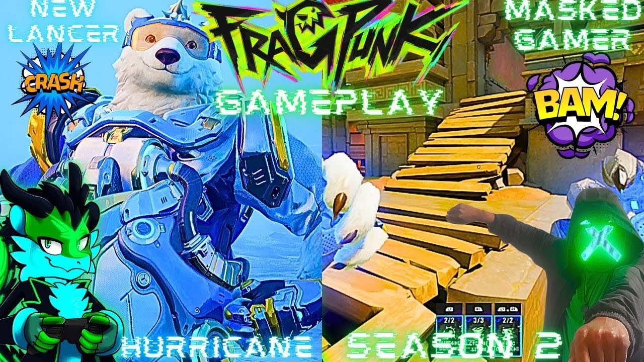 NEW LANCER HURRICANE POLOR BEAR! COOL! [FRAGPUNK] Gameplay Season 2 Update GOING CHARACTER FORM!!