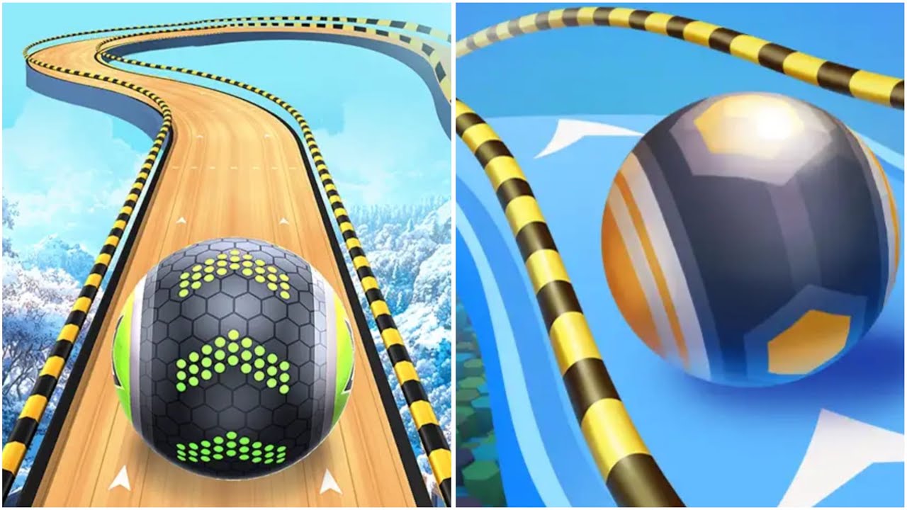 Going Ball speed run challenge Vs Action Balls 🎱 Walkthrough SpeedRun Gameplay