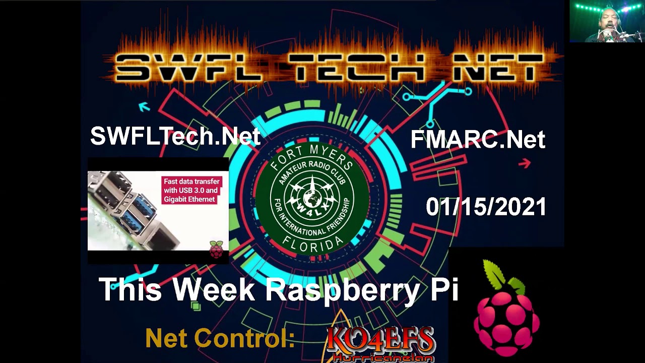 Southwest Florida Tech Net For 01/15/2021 - Raspberry Pi