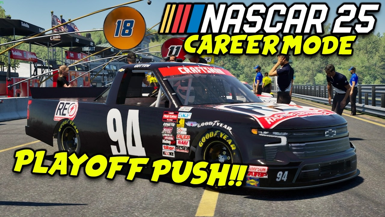 PLAYOFF PUSH STARTS NOW! | NASCAR 25 CAREER MODE