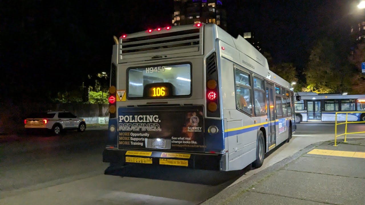 Translink CMBC 9458 on the 106 to Edmonds station