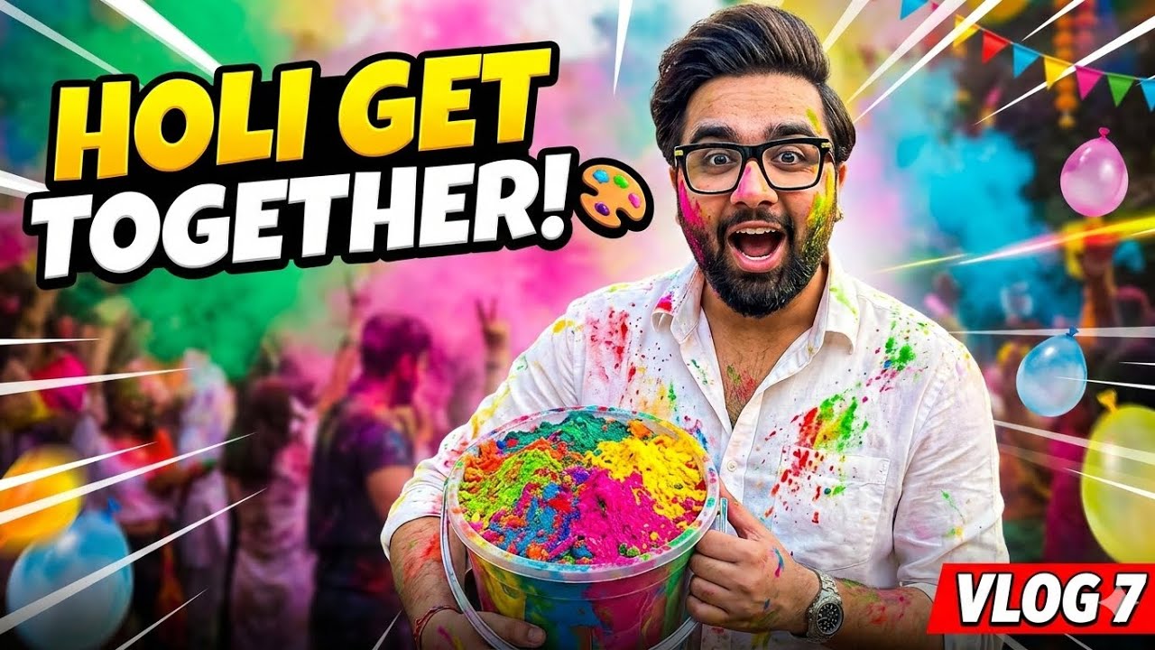 Our first Holi celebration together 🩷❤️🧡💛💜💙🩵💚