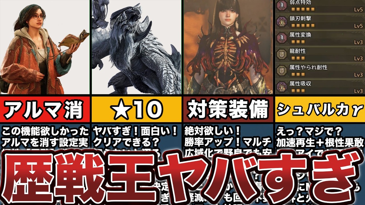 歴戦王アルシュベルド対策装備、最終アプデ情報まとめ！アルマ消す方法解説
