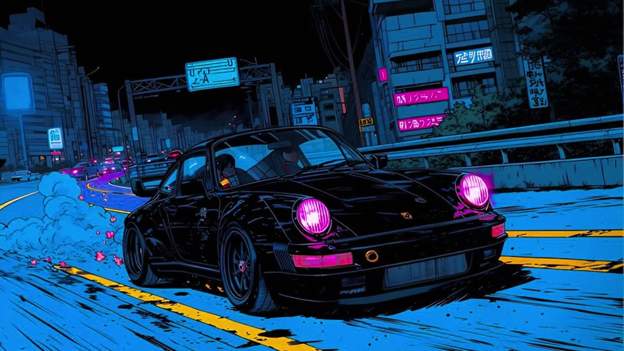 1986: NIGHT ACTION  //  Dark Synthwave Mix