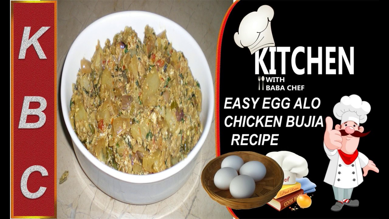 Aloo Anday Chicken mix bhujia in urdu/handi |by # kitchen with baba chef#|