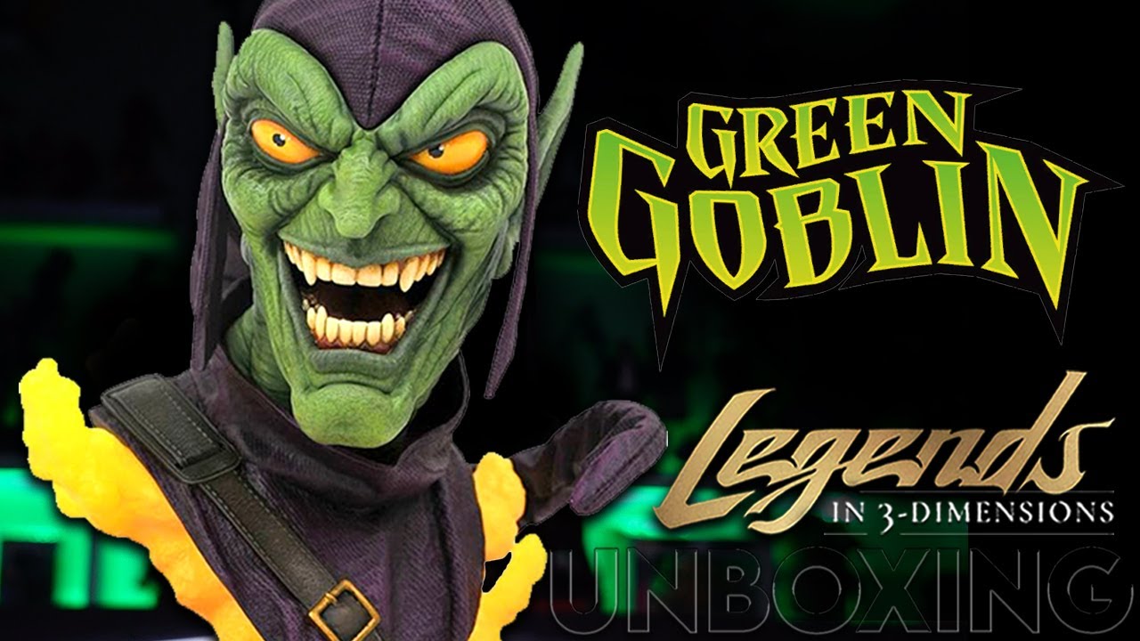 Spider Man Green Goblin 1/2 Scale Bust Unboxing