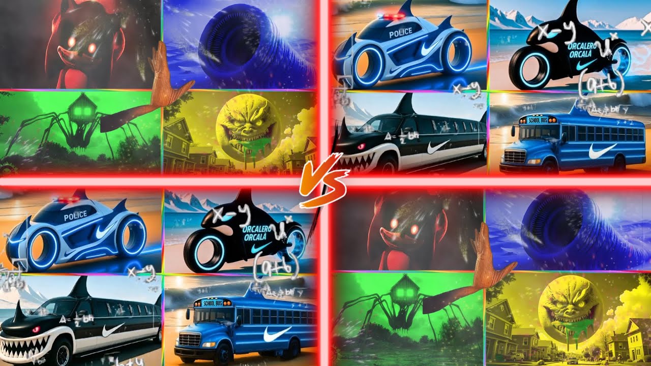 BRAINROT ANIME 🆚 BRAINROT ZOMBIE 🆚 BRAINROT EXTINCTION 🆚SHARK BUS 🆚 POLICE CAR 🆚 - Tiles Hop!