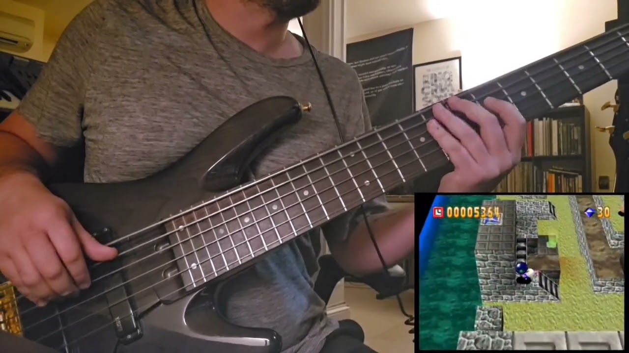 Bomberman 64 - Green Garden - bass cover