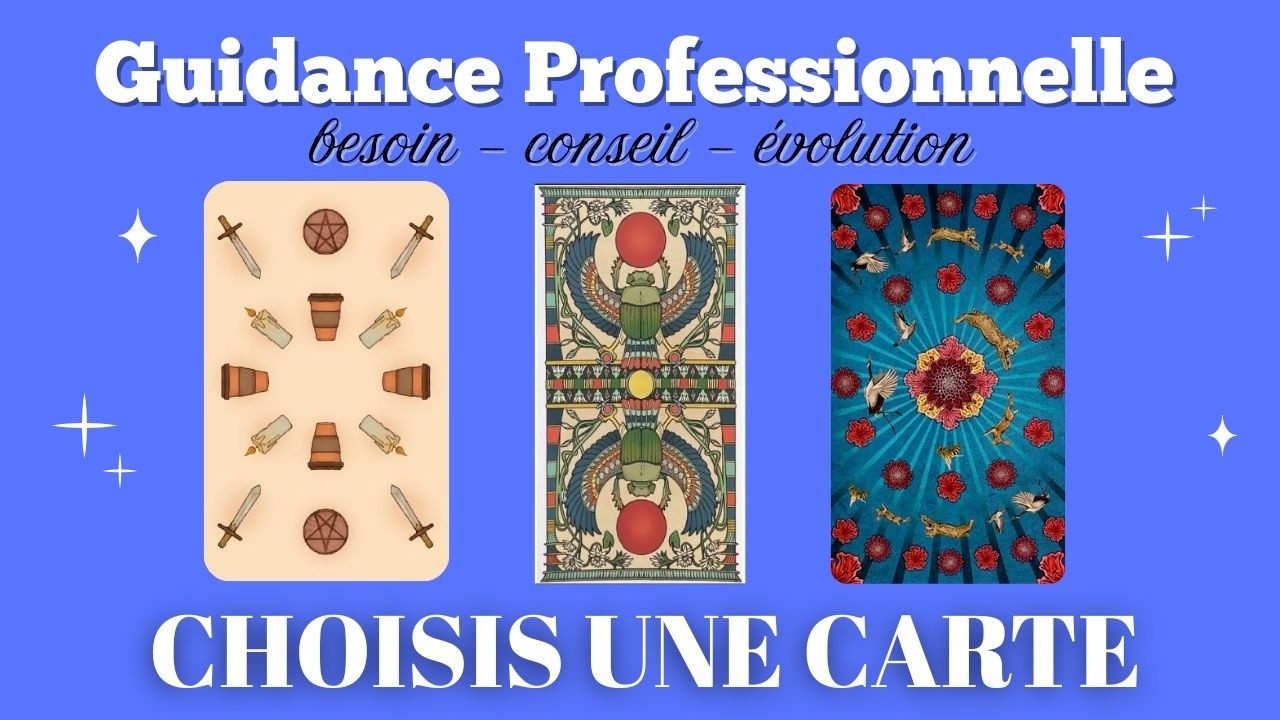 Guidance Professionnelle Intemporelle - à 3 choix 💼📝👔