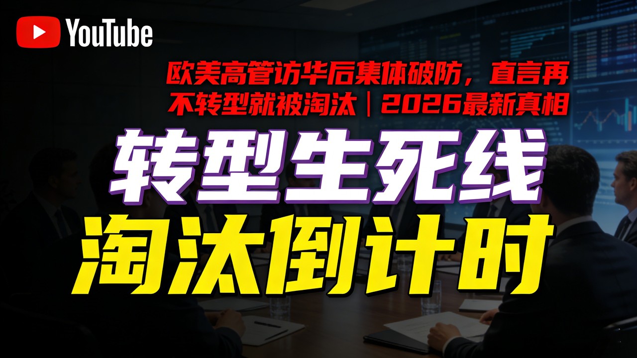 炸场！欧美高管访华后集体破防，直言再不转型就被淘汰｜2026最新真相#欧美高管访华#中国AI领先#新能源汽车全球竞争#中国产业链优势#全球产业格局#工业自动化#国产大模型崛起#2026热点新闻