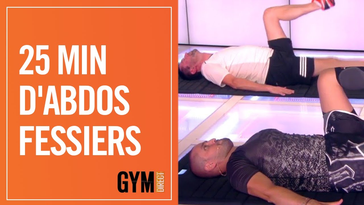 25 MINUTES D'ABDOS FESSIERS - GYM DIRECT