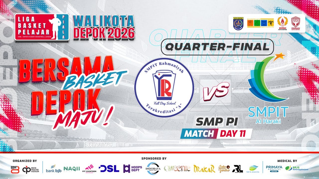 🔴 D11 | QUARTER-FINAL [ Match 4 ] SMPIT RAHMANIYAH VS SMPIT AL-HARAKI ( SMP PI ) 🏅 LBPPWD 2026