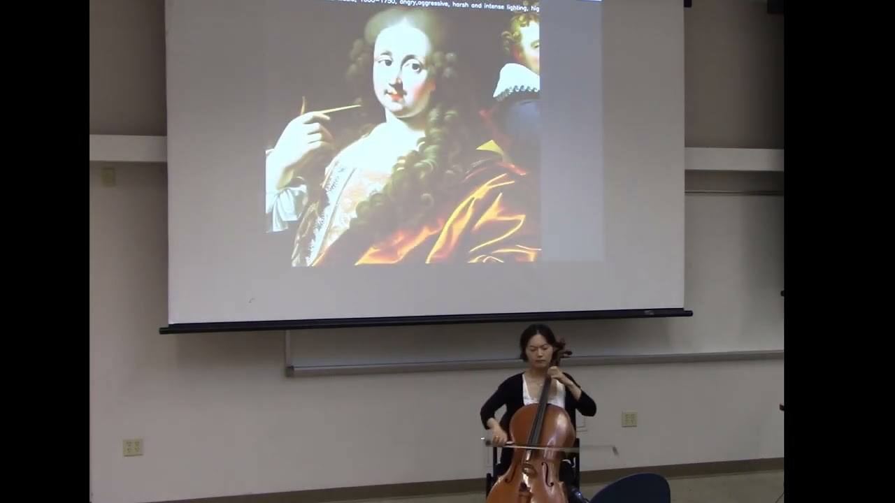 Bach Suite 3 Prelude with AI image generation