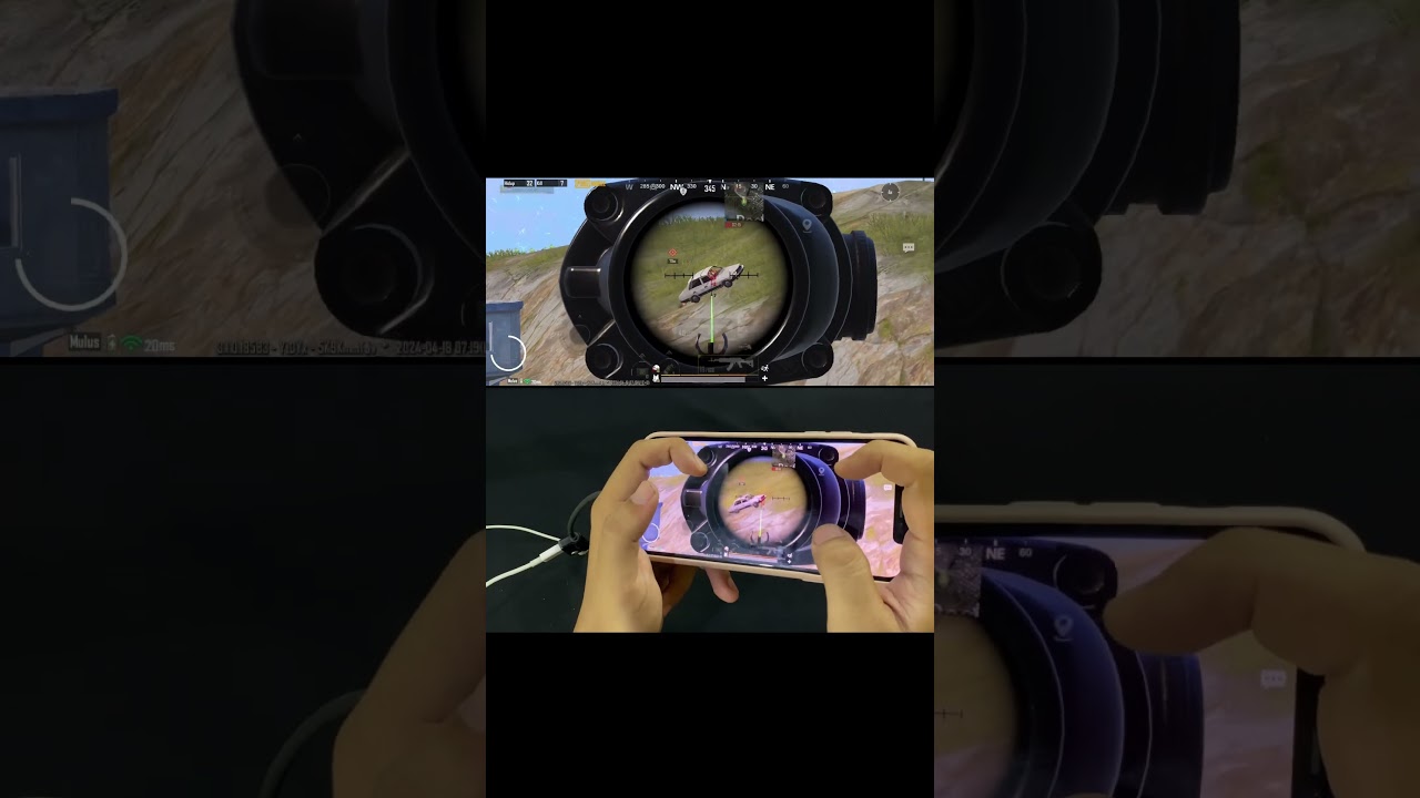 Beryl M762 + Scope X4 Tracking No Recoil 🥵 #pubgmobile #handcam #gaming #pubgshorts #shorts