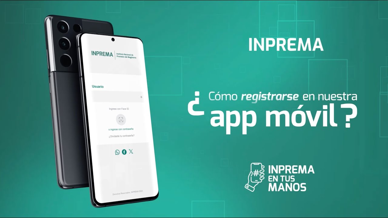 ¿Cómo registrate en la app del INPREMA?