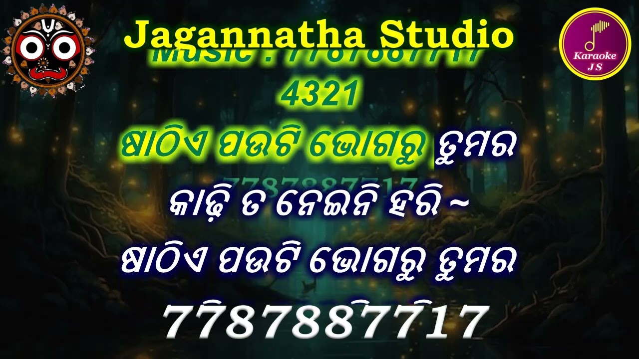 Sathie Pauti Bhogaru Tumara Karaoke with Lyrics