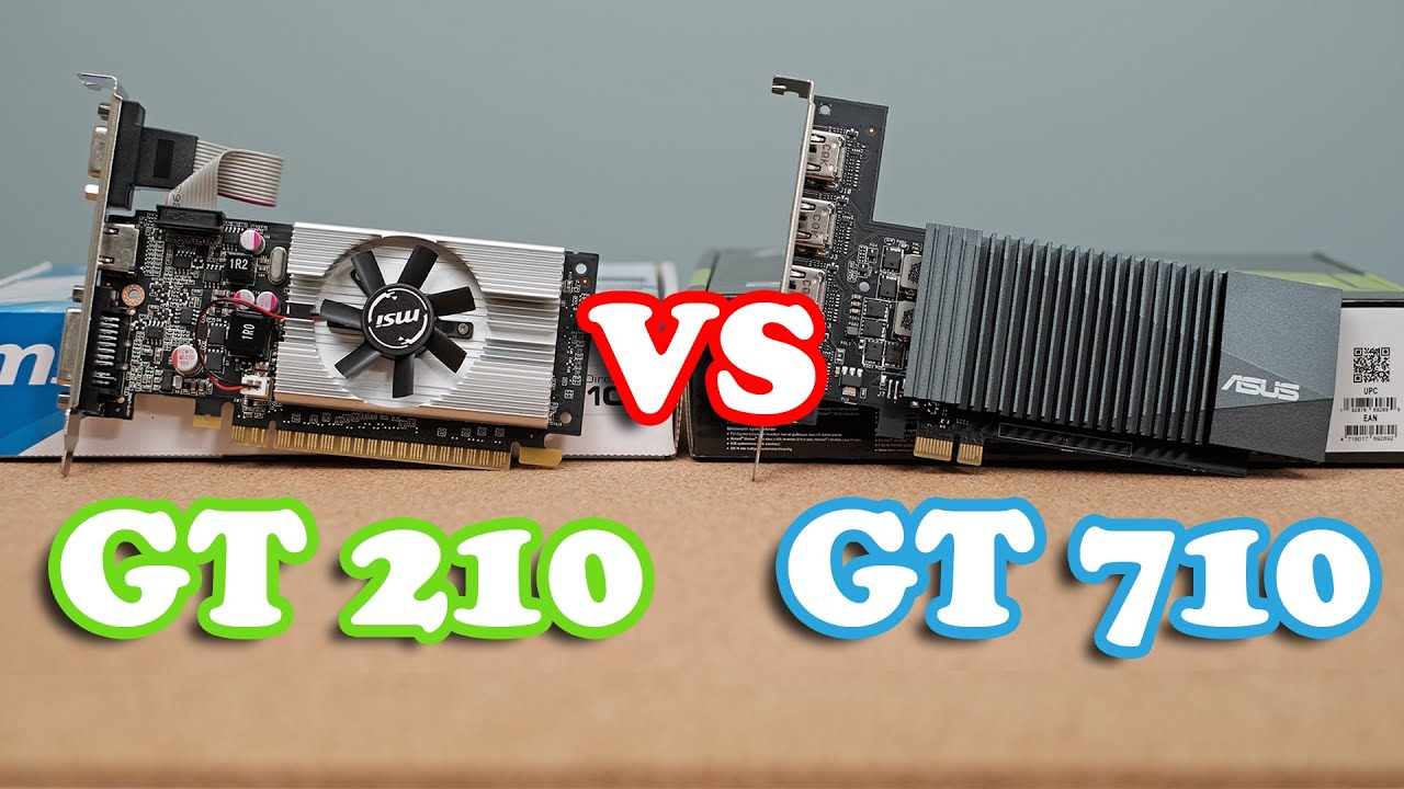 The Ultimate GPU showdown: Nvidia GT 710 vs GT 210!