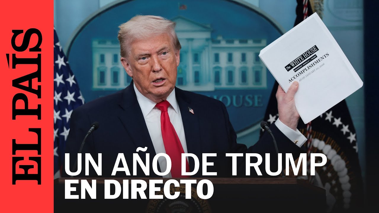 DIRECTO | TRUMP comparece desde la CASA BLANCA en el PRIMER ANIVERSARIO de su VUELTA al PODER