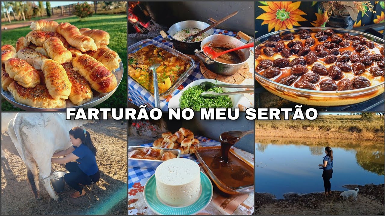 O SOL JÁ RAIOU NA CERRA/1 BALDE DE LEITE, VÁRIAS DELÍCIAS/1 MASSA, VÁRIOS SALGADOS/FARTURÃO DA ROÇA
